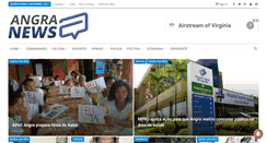 Desktop Screenshot of angranews.com.br