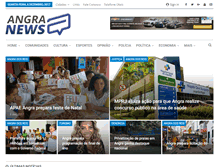 Tablet Screenshot of angranews.com.br